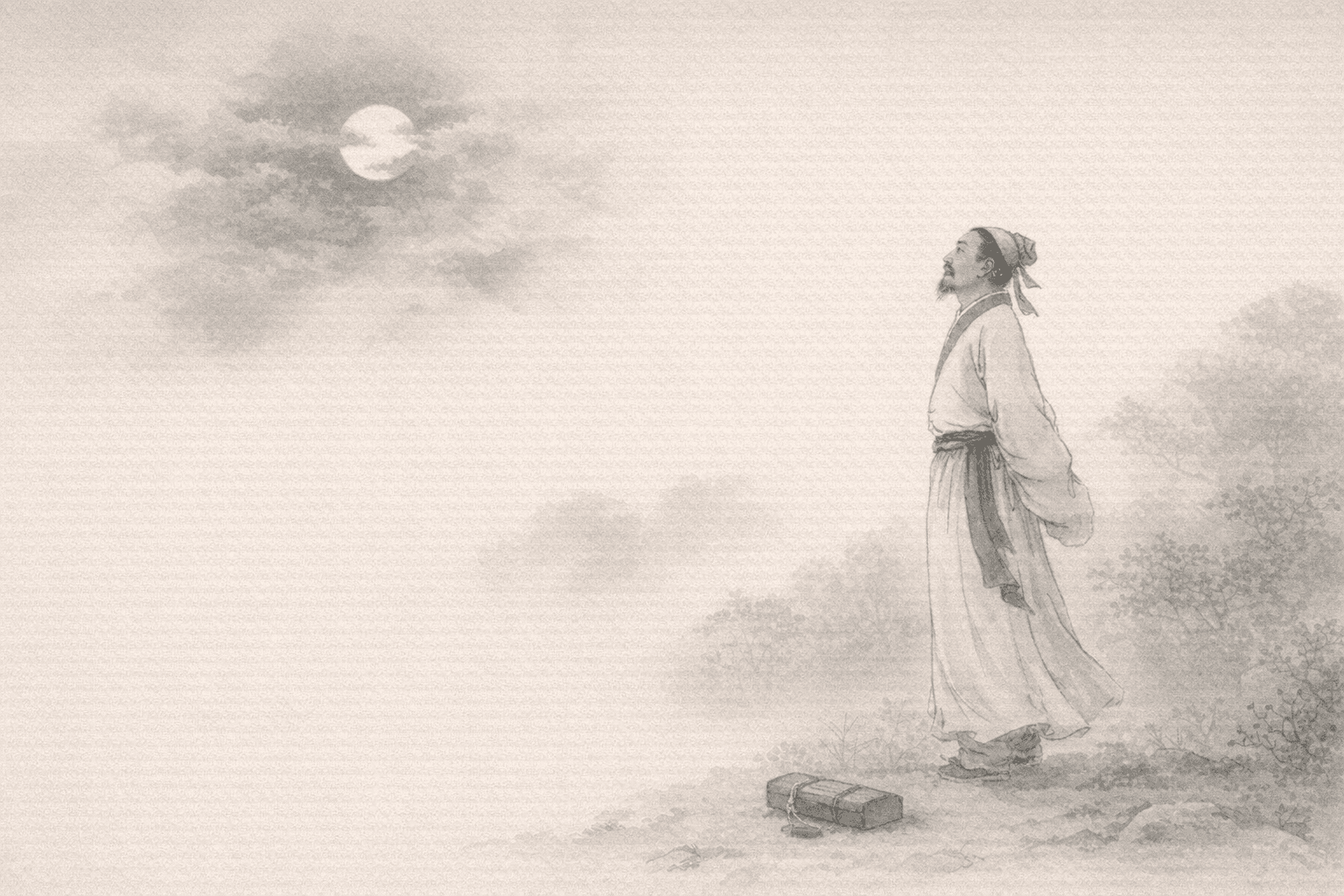 Historical allusion artwork for Wong Tai Sin Sign 10, Su Qin Fails the Imperial Examination